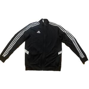 Adidas Men's 3 Striped Zip Up & pocket Sweatshirt Long Sleeve Sweater Size M